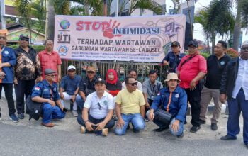 Jurnalis Labusel Gelar Aksi Damai Tolak Intimidasi terhadap Wartawan