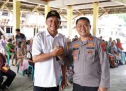 Wujud Kepedulian Polri, Kasat Binmas Polres Nias Selatan Sampaikan Firman Tuhan dan Bantuan kepada Lansia di Hilisimaetano