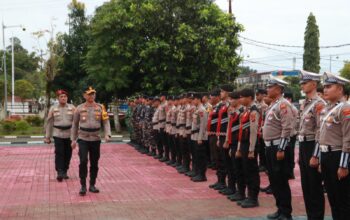 Polres Nias Selatan Gelar Apel Operasi Zebra Toba 2025, Utamakan Penindakan Humanis