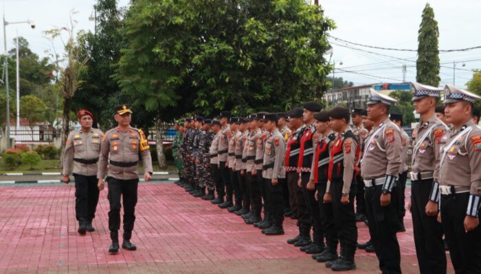 Polres Nias Selatan Gelar Apel Operasi Zebra Toba 2025, Utamakan Penindakan Humanis