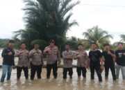 Polres Nias Selatan Tanggap Cepat: Petugas Turun ke Lapangan Usai Banjir dan Longsor