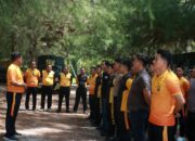Polres Nias Selatan Gelar Kurve di Pantai Blessing, Tegaskan Komitmen Jaga Kebersihan Destinasi Wisata