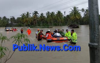 Polres Nias Selatan Bergerak Tanpa Kompromi, Tunjukkan Negara Hadir Saat Banjir Lumpuhkan Akses Warga