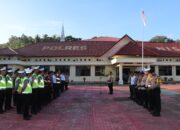 Polres Nias Selatan Laksanakan Apel Kesiapan Pam Malam Takbiran dan Sholat Idul Fitri 1447 H 2026 Pastikan Kondusif