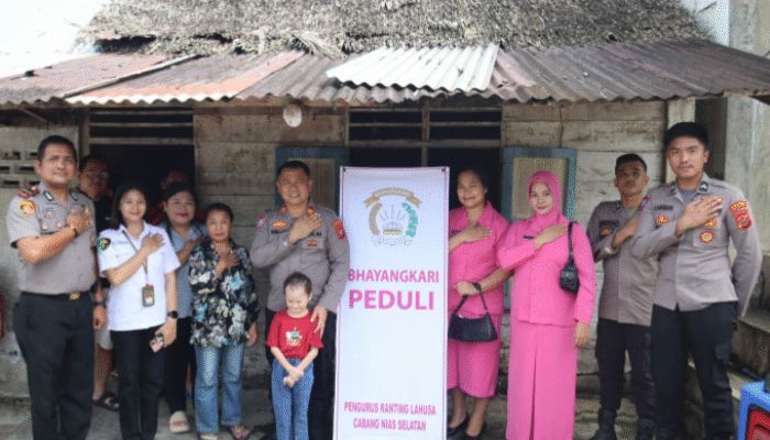 Aksi Nyata Polres Nias Selatan Jemput Bola Selamatkan Bocah Penderita Stunting, Diterbangkan ke RS Bhayangkara Polda Sumut